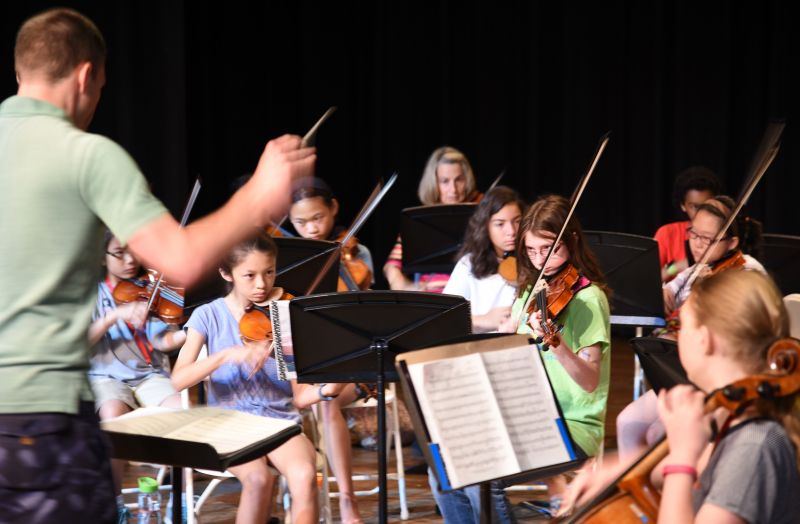 Chamber orchestra rehearsal 8